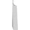 Ekena Millwork Acorn Architectural Grade PVC Pediment, 76"W x 19"H x 2-3/4"P (Pitch 6/12) PEDPS076X190ACR00 - alternate 2